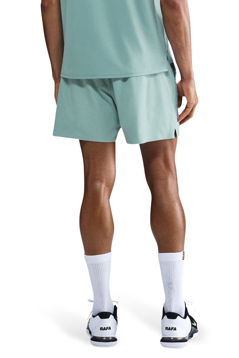 Court Dri-FIT Advantage 6-Inch Performance Shorts, Alternate, color, CANNON/ BLACK