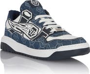 PHILIPP PLEIN Low-Top Sneakers Moonwalker Denim Men