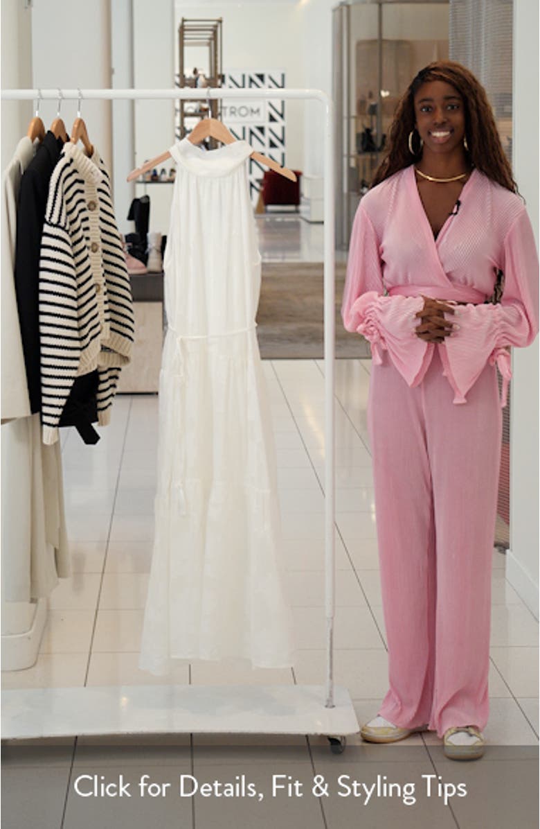 Jacquard Midi Sundress, sales video thumbnail