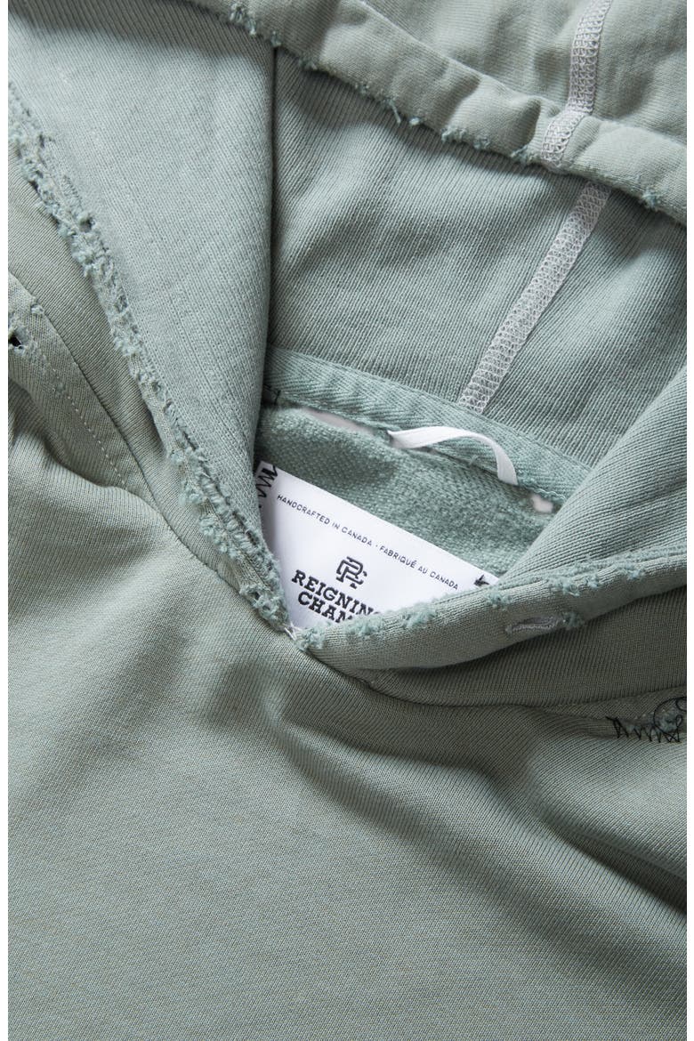 Relaxed Hooded Sweatshirt (Nordstrom Exclusive), Alternate, color, GREEN