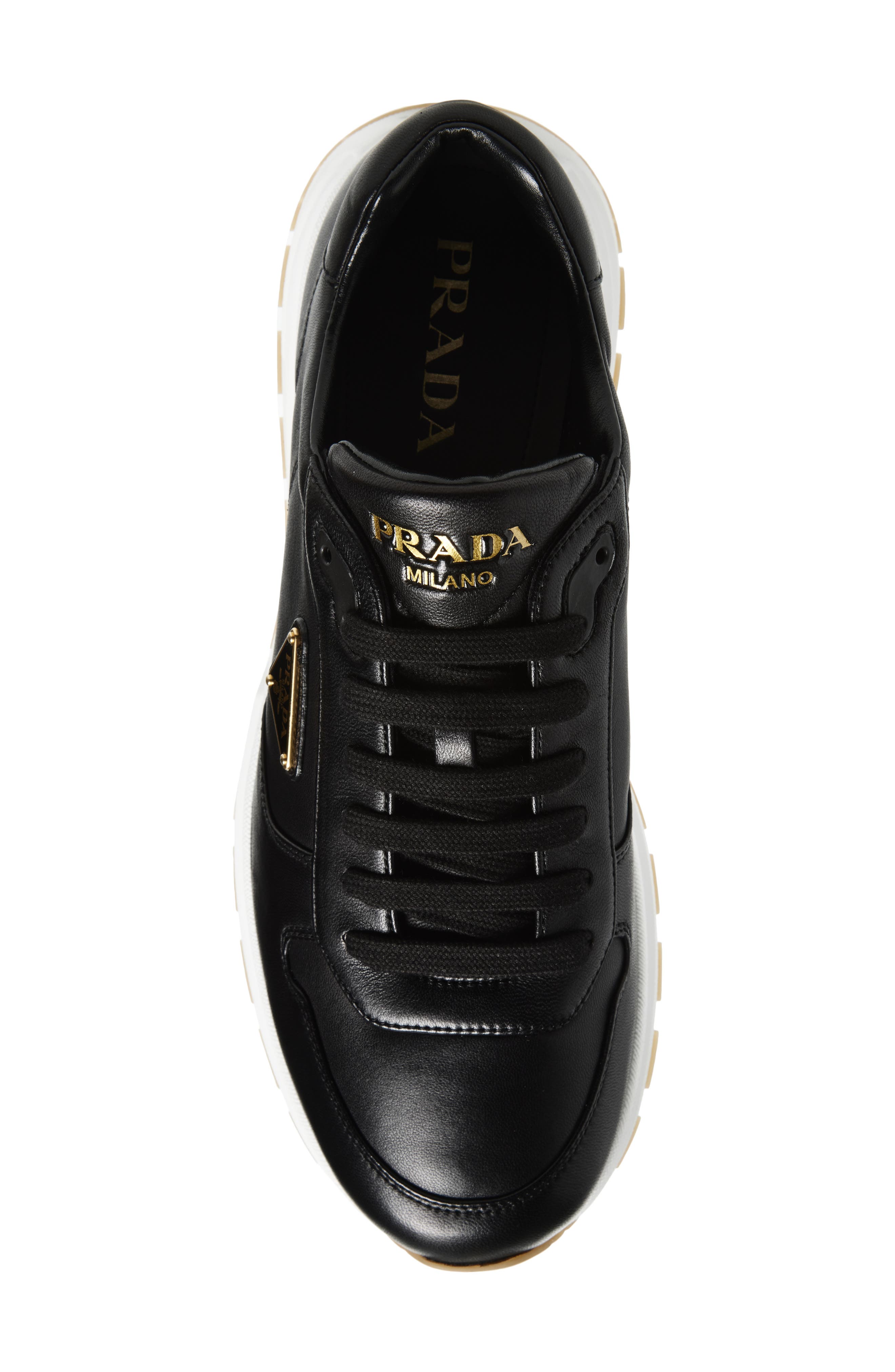 Prada Prax Sneaker, Alternate, color, Nero