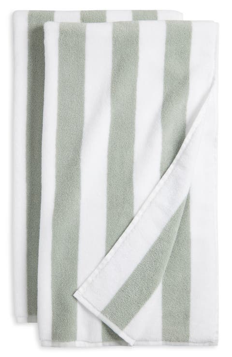 Hydrocotton Stripe Set of 2 Bath Towels