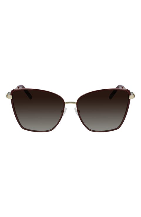 Vara 59mm Rectangular Sunglasses