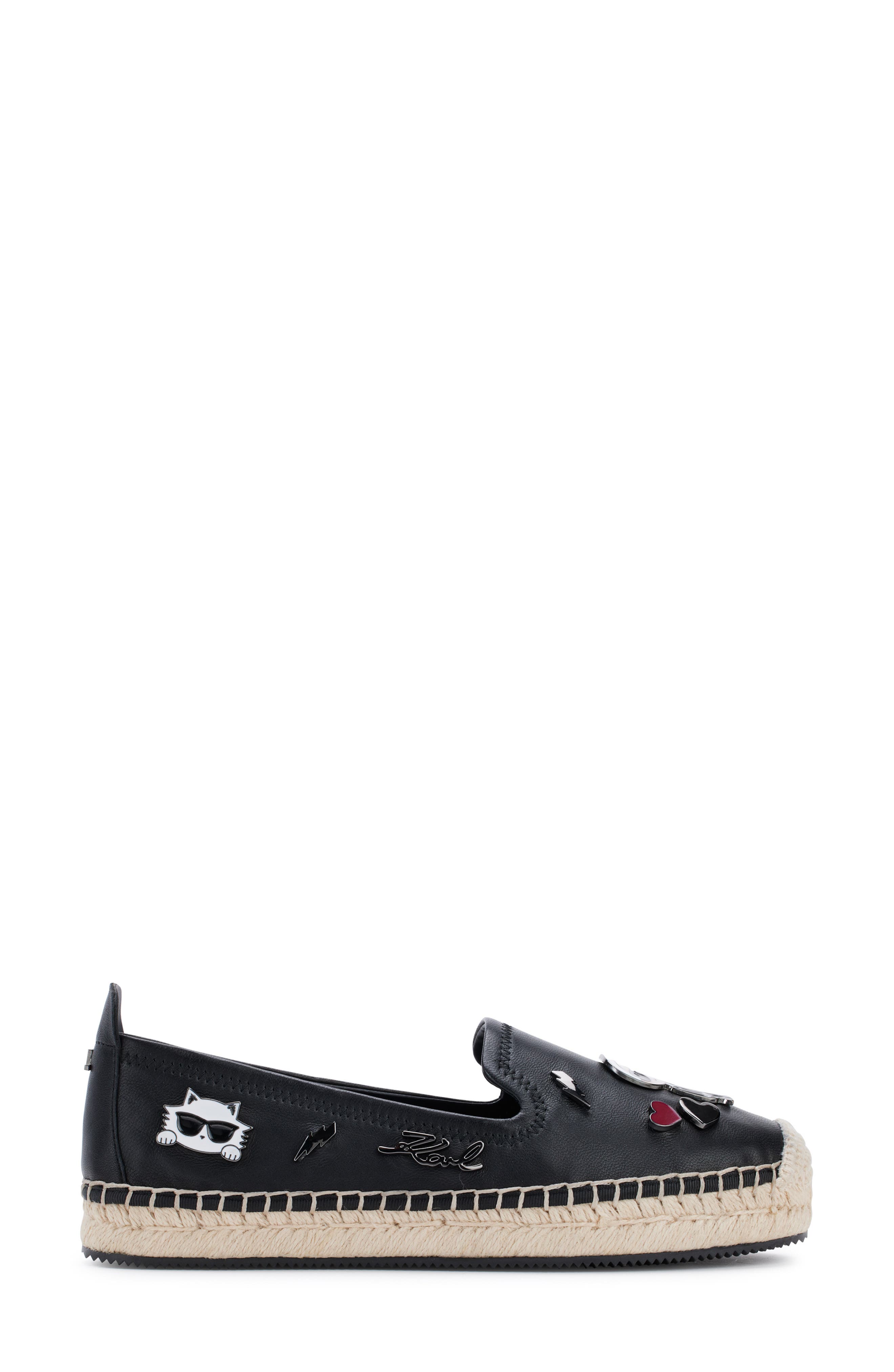 KARL LAGERFELD PARIS Michaela Espadrille Flat, Alternate, color, 