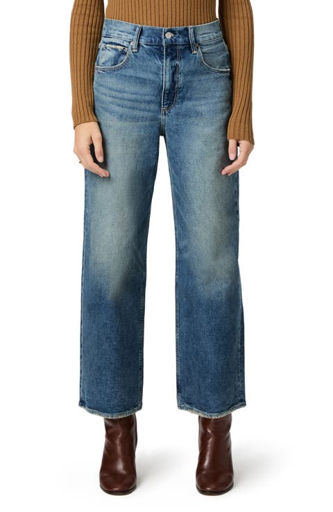 Cameron High Waist Ankle Straight Leg Jeans (Stones)
