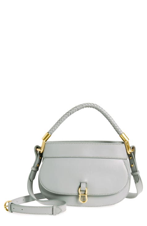 Dahna Top Handle Leather Satchel