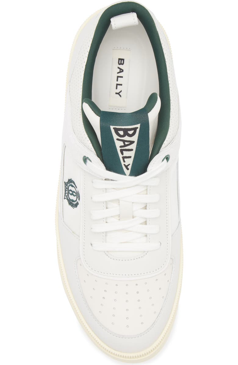 Bally Riweira Low Top Sneaker, Alternate, color, White/ Kelly Green
