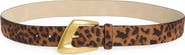 Vince Camuto Asymmetrical Buckle Faux Leather Belt
