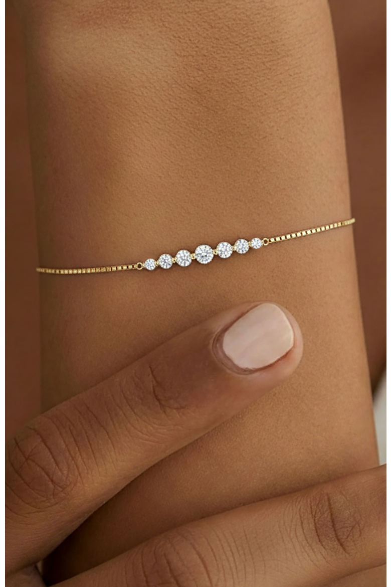 Classic Arc Bracelet, Alternate, color, Silver