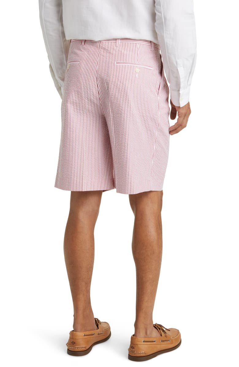 Berle Seersucker Shorts, Alternate, color, Red
