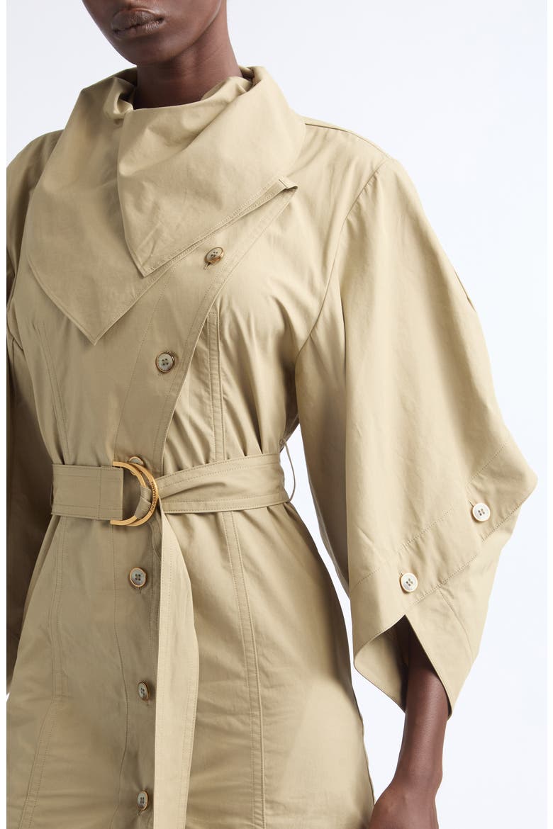 Valiant Utility Cotton Minidress, Alternate, color, OLIVE