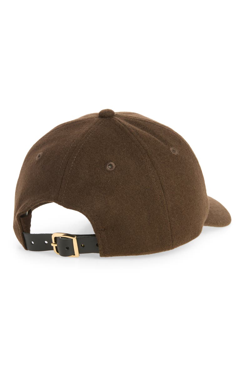 Wool Blend Baseball Cap, Alternate, color, COFFEE