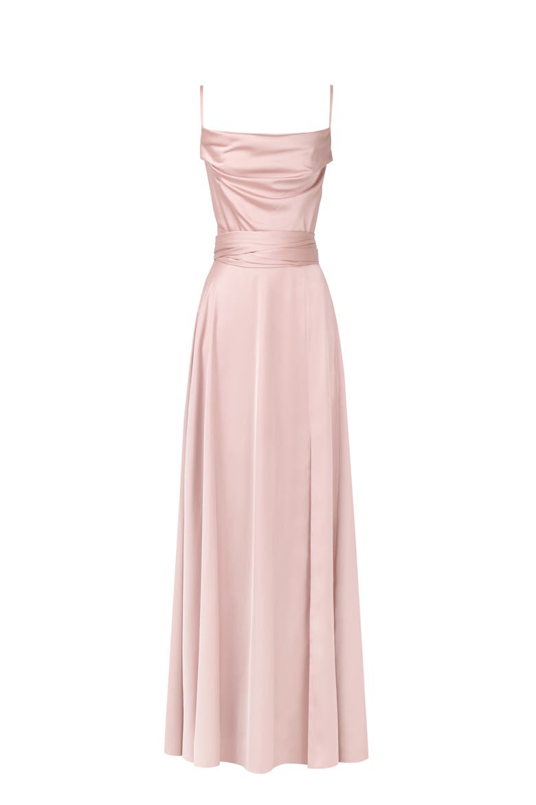 Boudoir Silk Slip Dress, Main, color, Misty Rose