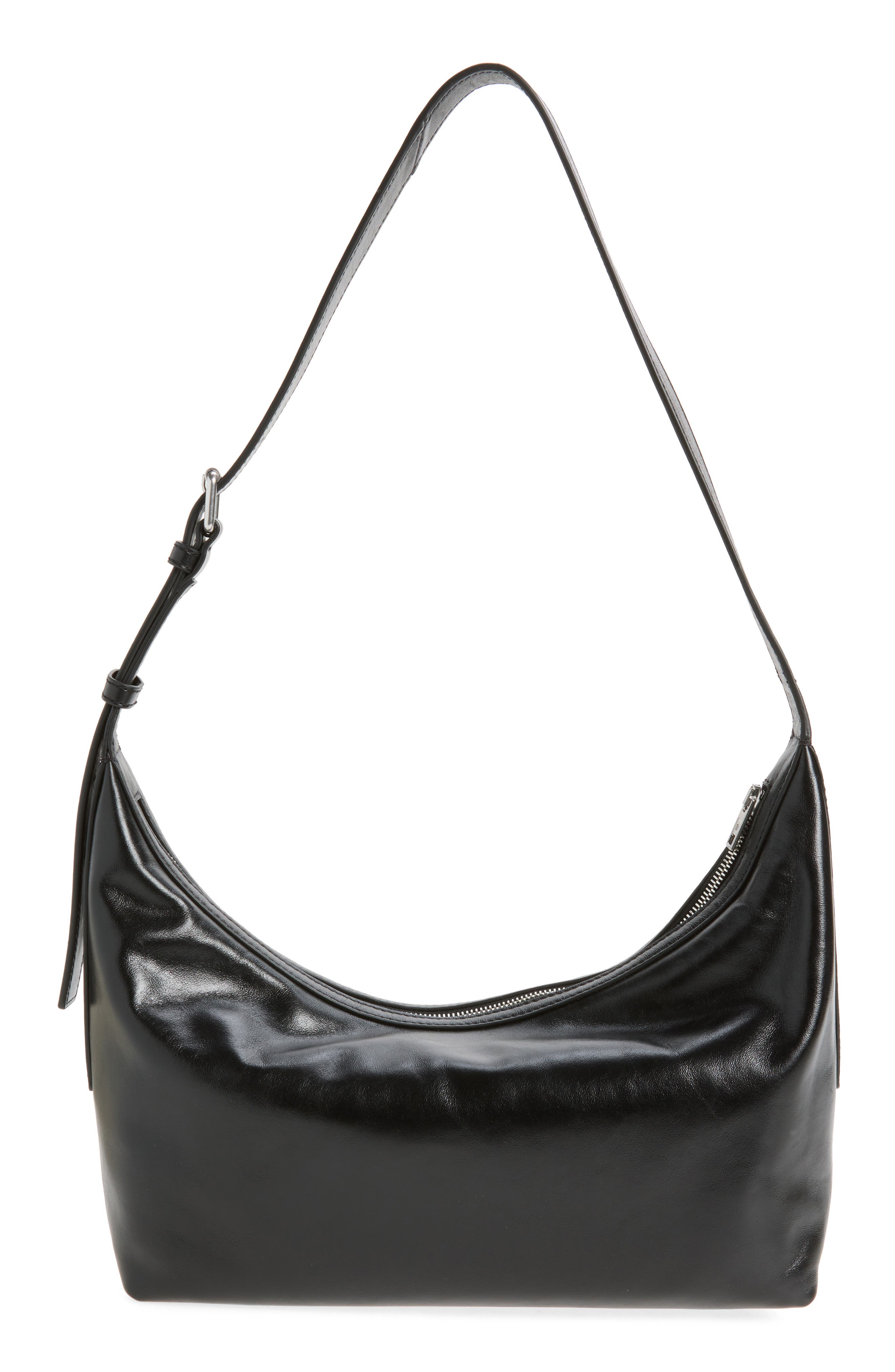 Alexander Wang Punch Sling Crossbody Bag, Alternate, color, Black