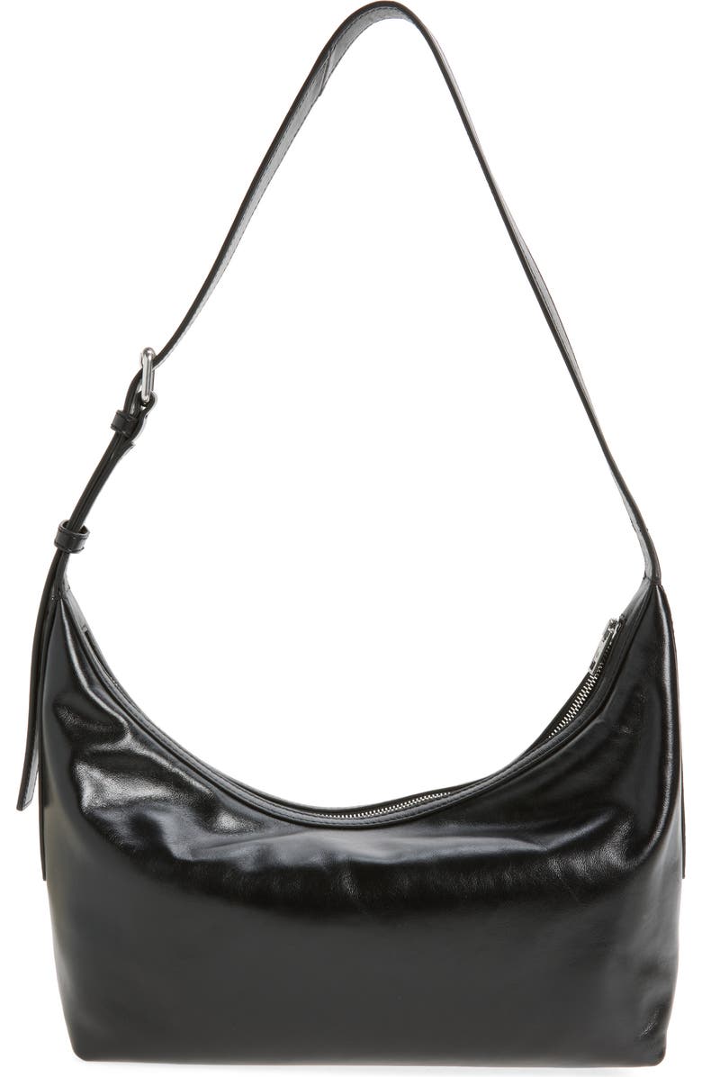 Alexander Wang Punch Sling Crossbody Bag, Alternate, color, Black