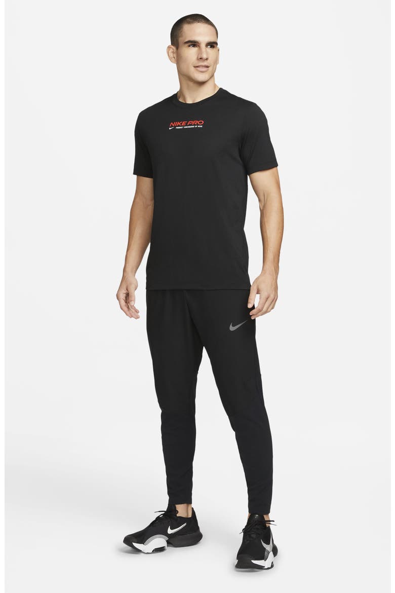 Pro Dri-FIT Training Drill Pants, Alternate, color, BLACK/ IRON GREY