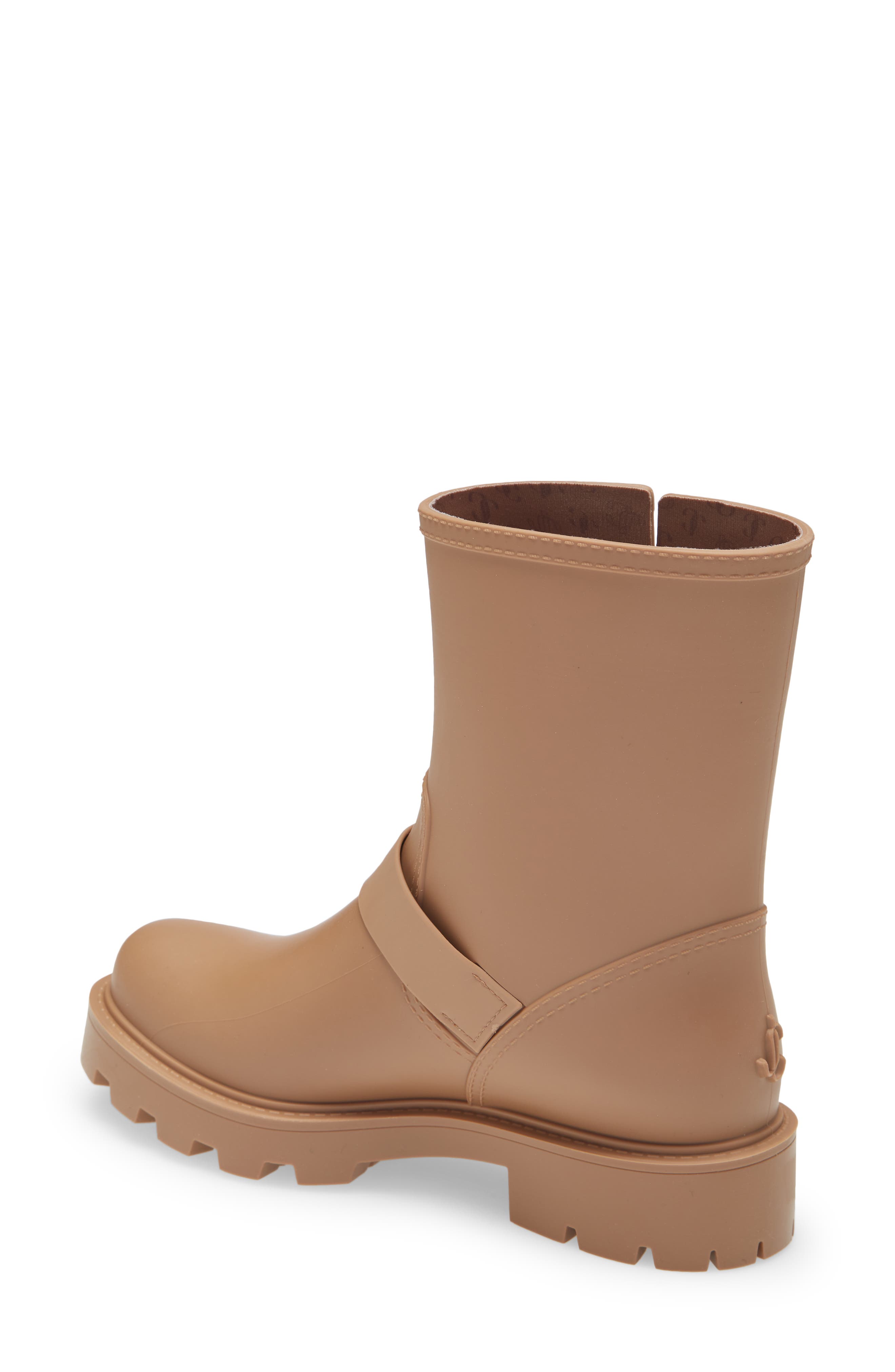 Jimmy Choo Yael Rain Boot, Alternate, color, Camel