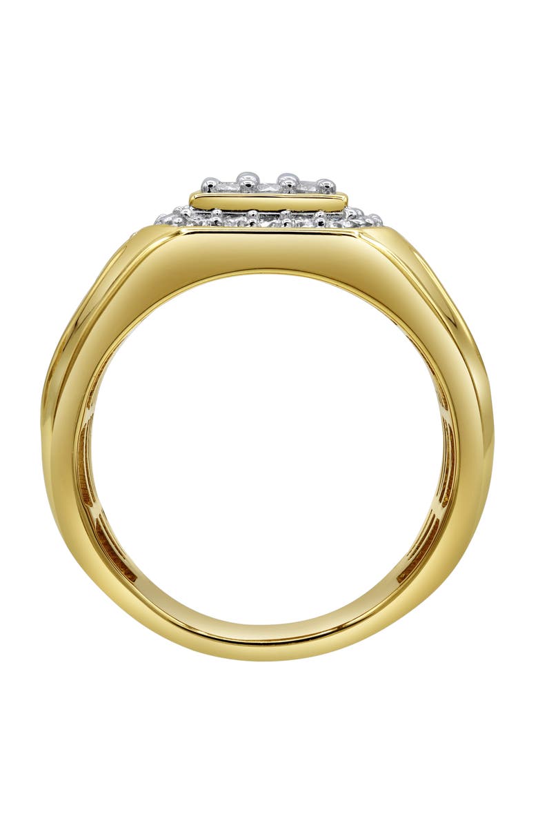LuvMyJewelry Hexonic Deluxe 14K Yellow Gold Diamond Men Statement Ring - 1.74ct., Alternate, color, 14K Yellow Gold