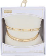 NORDSTROM RACK Set of 2 Cubic Zirconia Bangle Bracelets