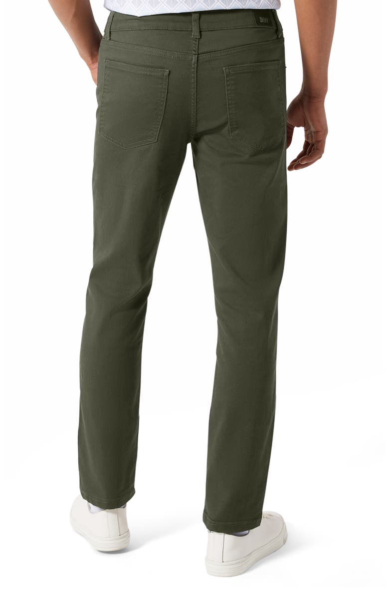 DKNY Powerstretch Slim Leg Pants, Alternate, color, Olive