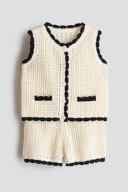 H&M 2-piece Pointelle-knit Cotton Set