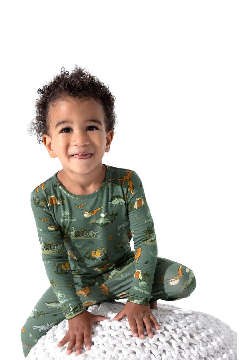 Kids' Jurassic Park Safari Set of 2 Piece Pajamas, Alternate, color, Jurassic Park: Safari