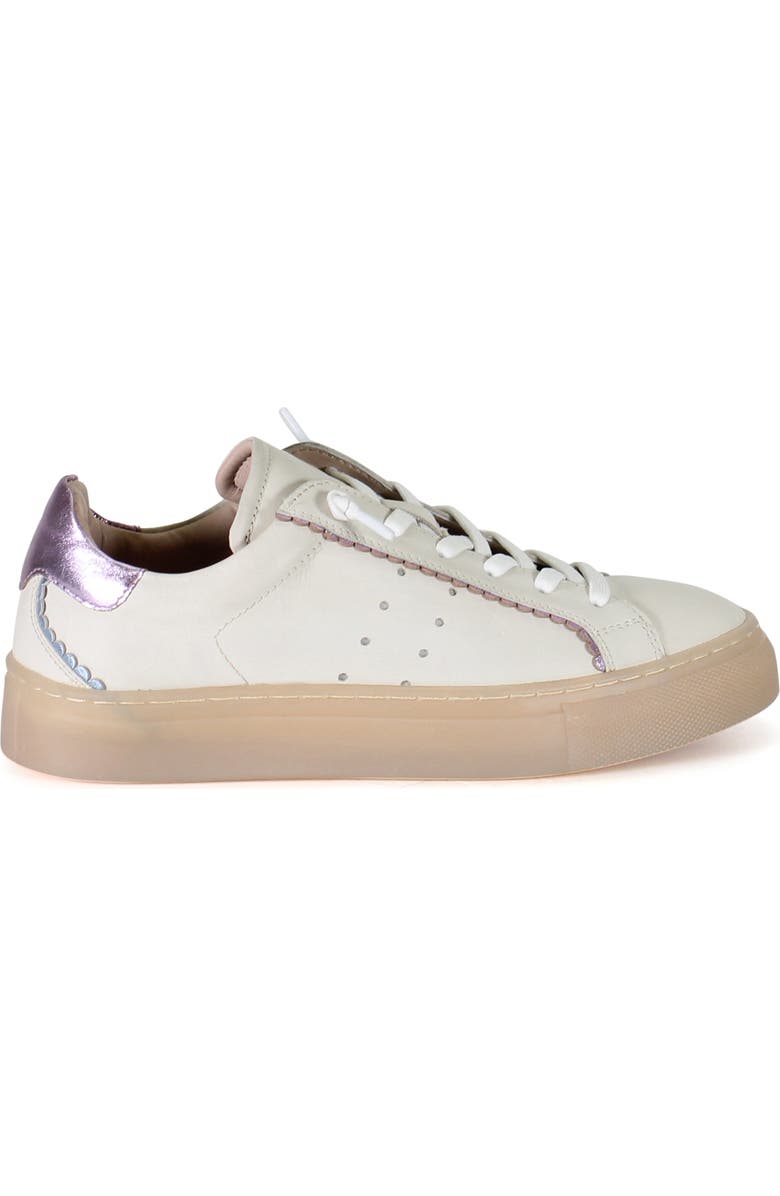 Diba True SHORE FRONT Leather Sneaker, Alternate, color, Off White/Lilac