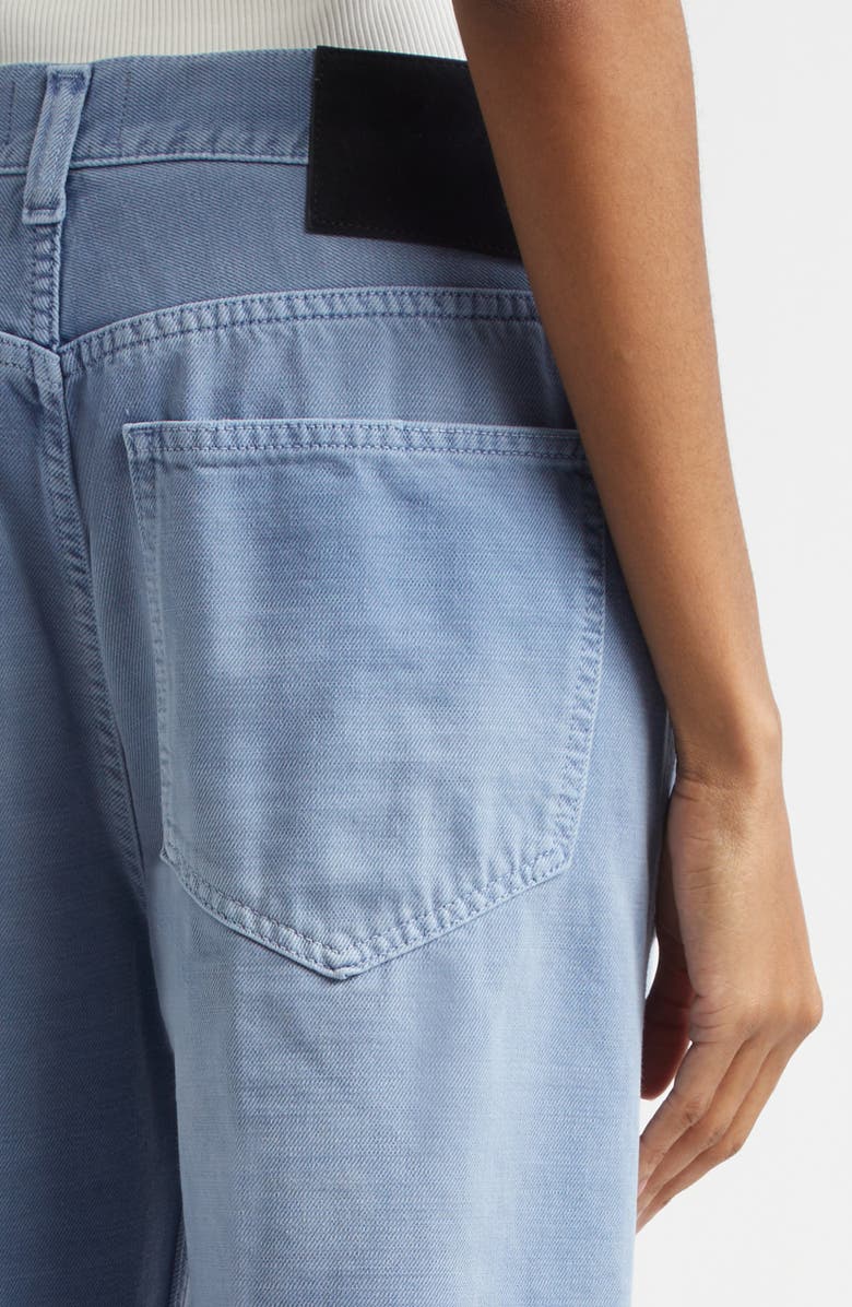 Haikure Winona Bull 44 Distressed Wide Leg Jeans, Alternate, color, Indigo