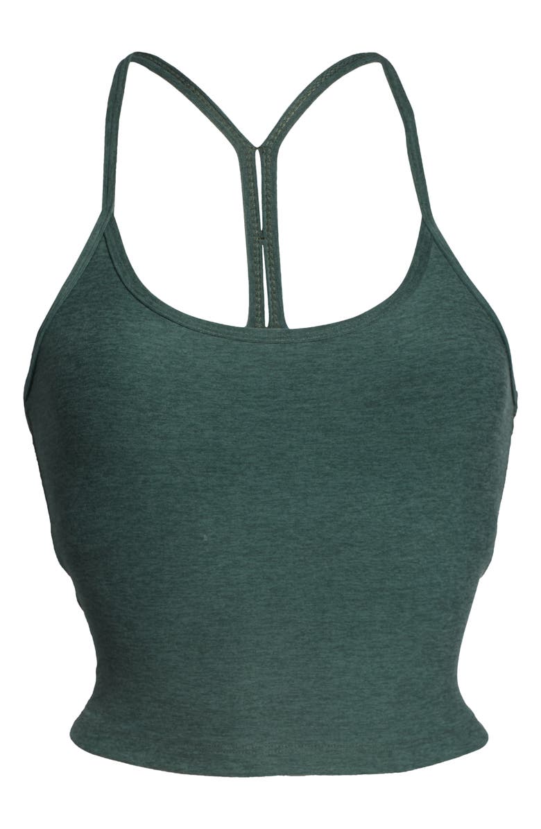 Beyond Yoga Space Dye Crop Tank, Alternate, color, Summer Thyme Green H