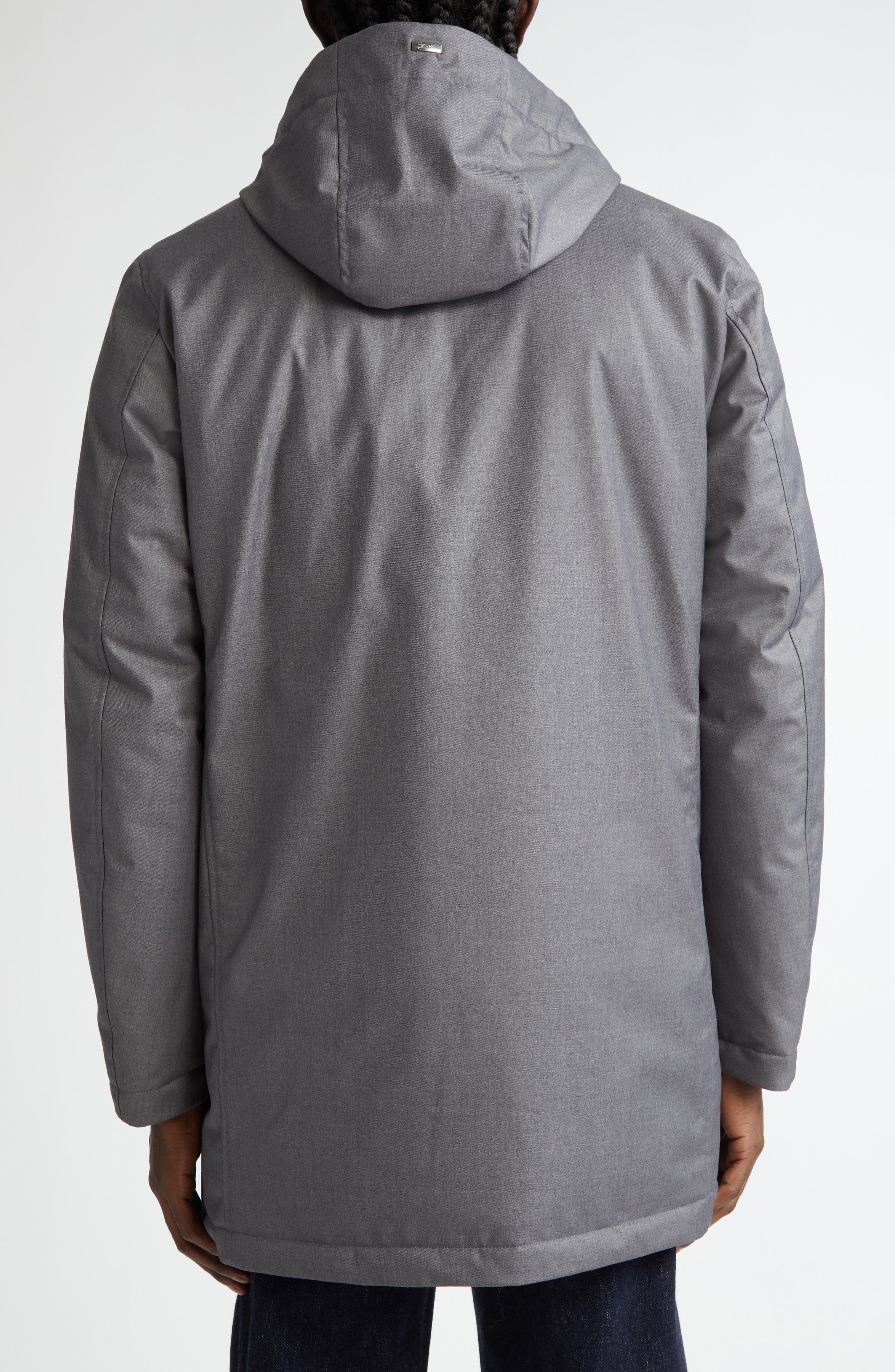 Windproof Hooded Down Parka - image 4