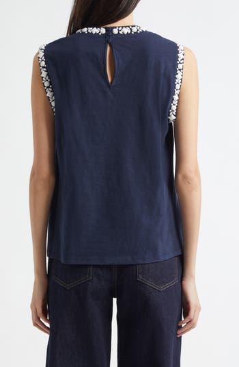Blaine Opaque Stone Sleeveless Top