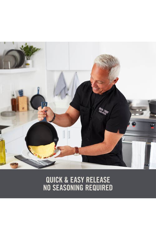 Dash Enamel 12-inch Cast Iron Skillet In Blue