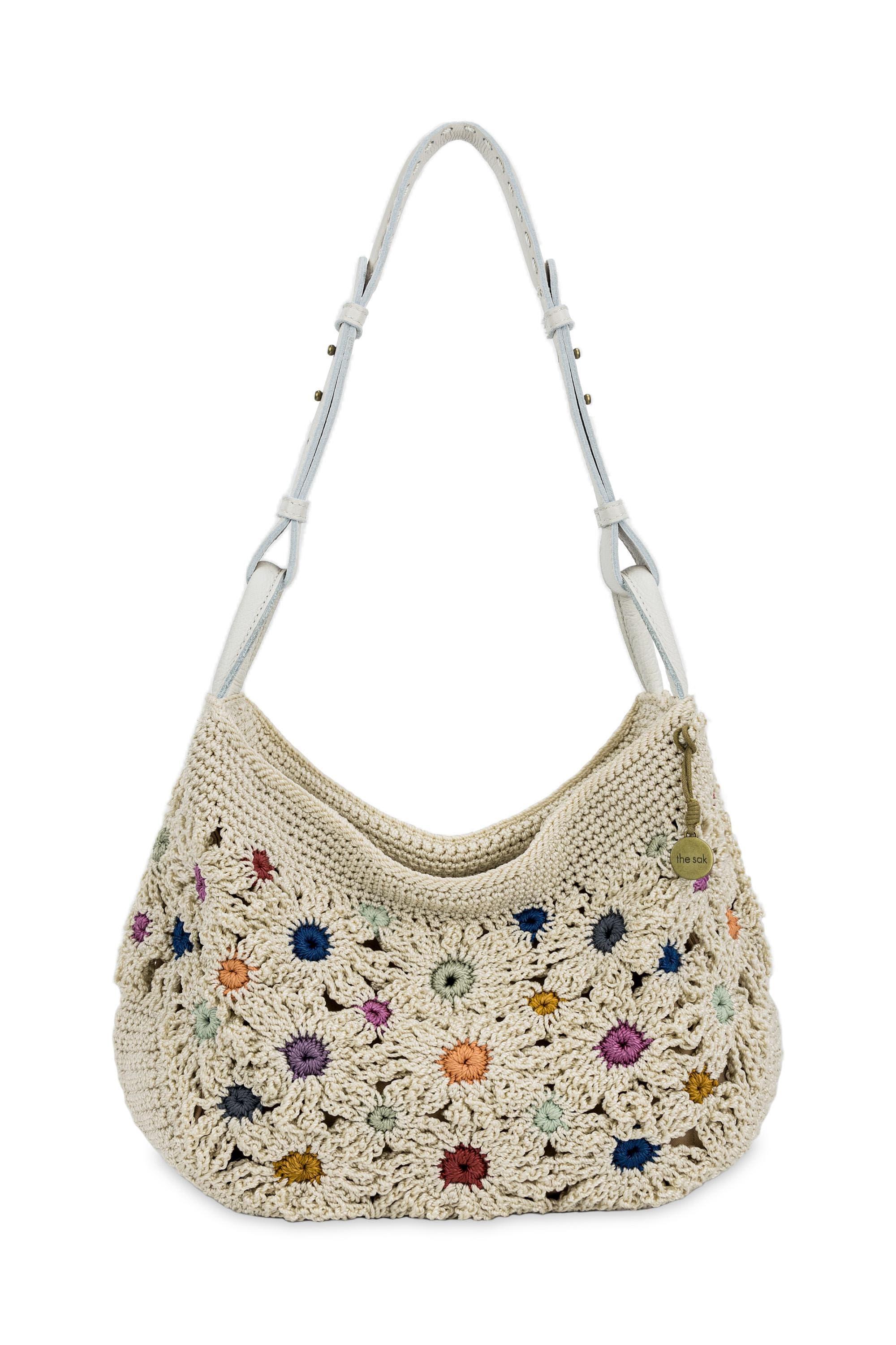 The Sak Los Feliz Hobo Leather Bag, Main, color, Sand Suede