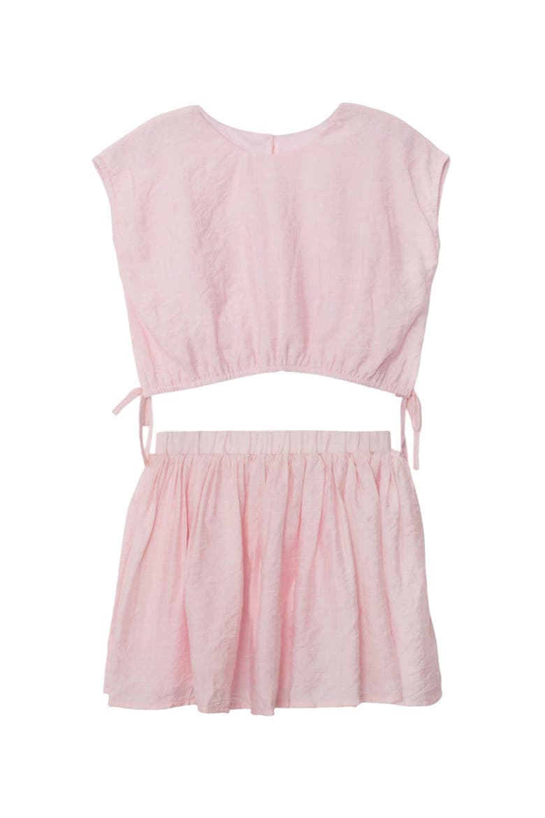 Girlpop Dropshoulder Two Piece Set Pink, Main, color, Pink