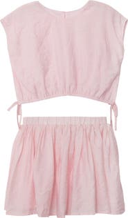 Mabel + Honey Girlpop Dropshoulder Two Piece Set Pink