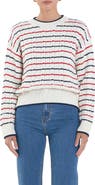 English Factory Stripe Cable Stitch Sweater