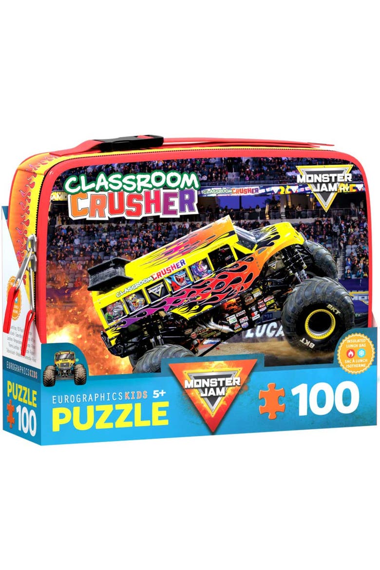 Monster Jam 100 Piece Puzzle, Main, color, Multicolored