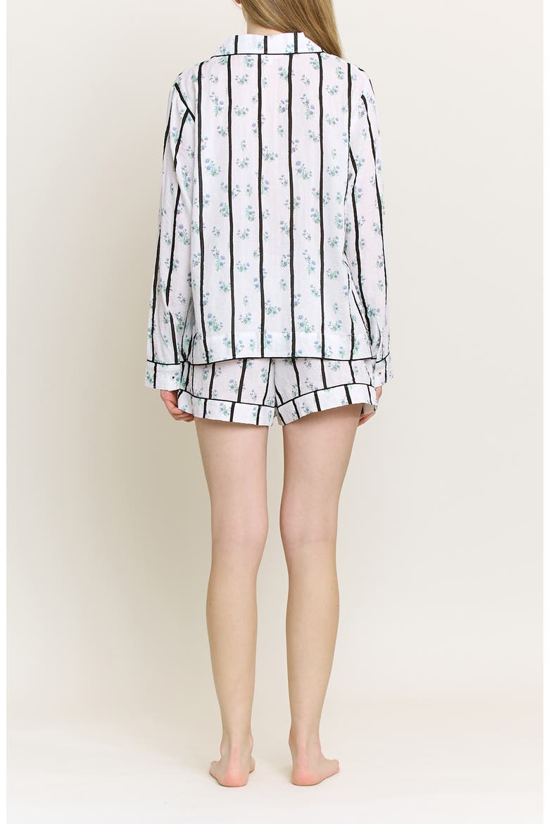 Good Life Short Pajamas, Alternate, color, DITSY STRIPE