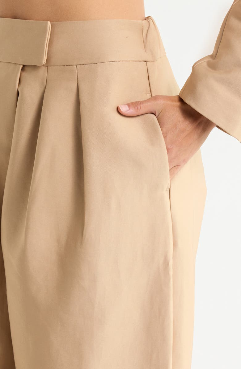 AFRM Berner Twill Balloon Pants, Alternate, color, White Pepper