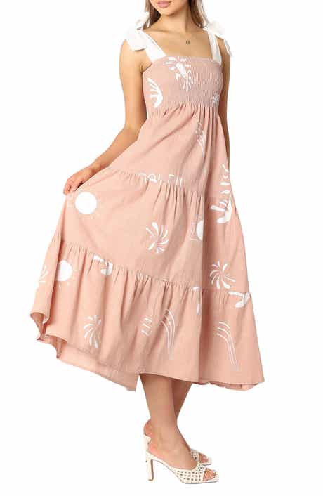 Petal & Pup Sarelle Smocked Midi Dress