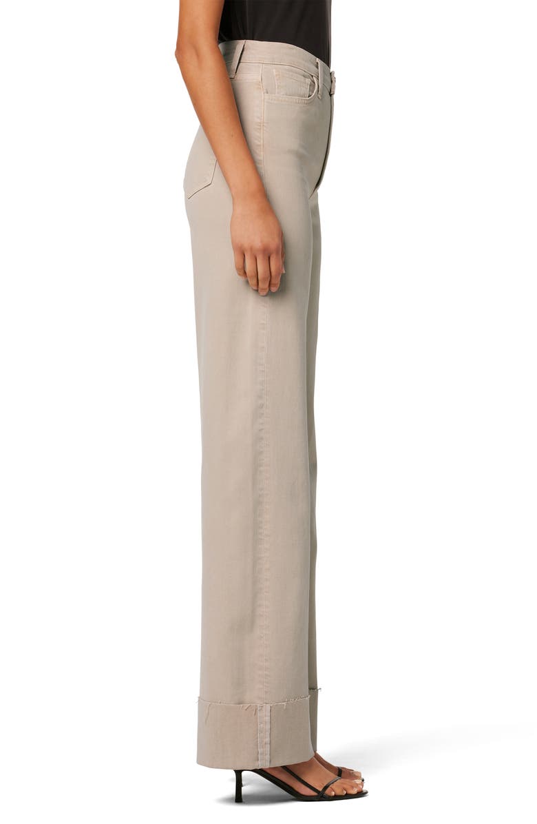 Joe's The Mia High Waist Cuff Raw Hem Wide Leg Jeans, Alternate, color, 