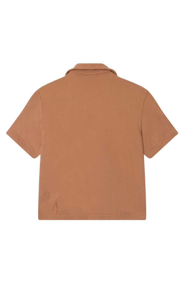 Fortela Grand Brushed Jersey V-Neck Sweater, Alternate, color, Camel