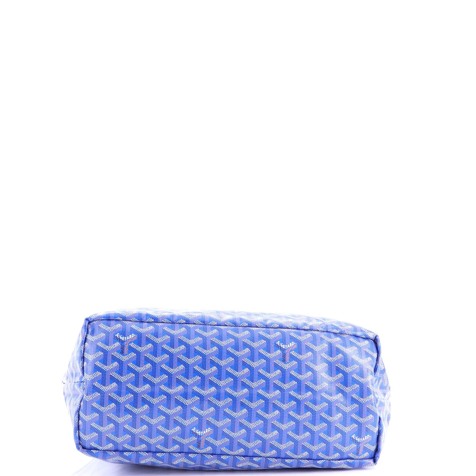 Pre-Owned Goyard Saint Louis Tote Coated Canvas PM, Alternate, color, Blue