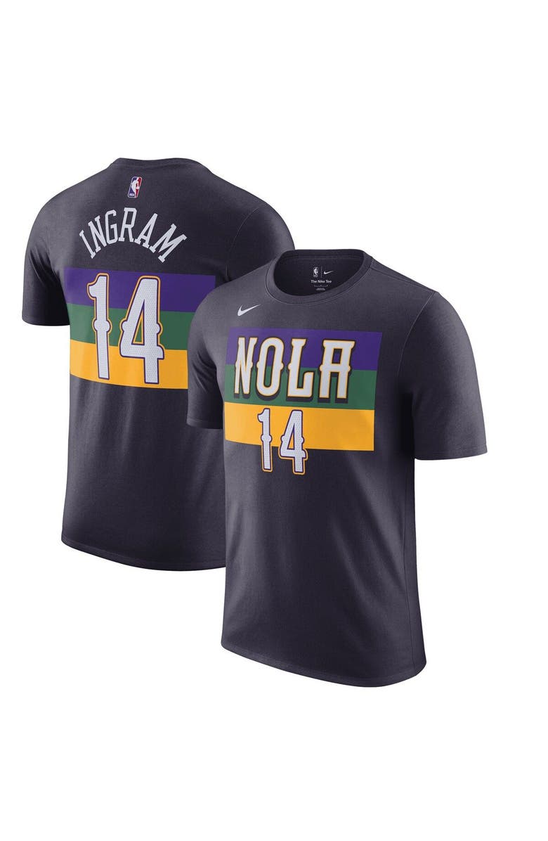 Nike Men's Nike Brandon Ingram Purple New Orleans Pelicans 2022/23 City Edition Name & Number T-Shirt, Alternate, color, 
