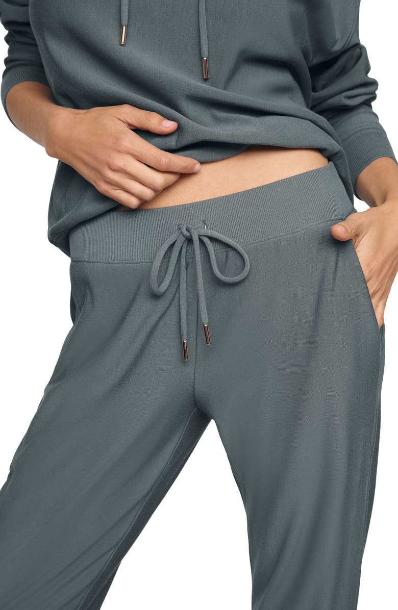 Eberjey Softest Sweats Joggers, Alternate, color, Stone Blue