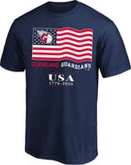 FANATICS Men's Fanatics Navy Cleveland Guardians USA 1776-2026 Big & Tall T-Shirt