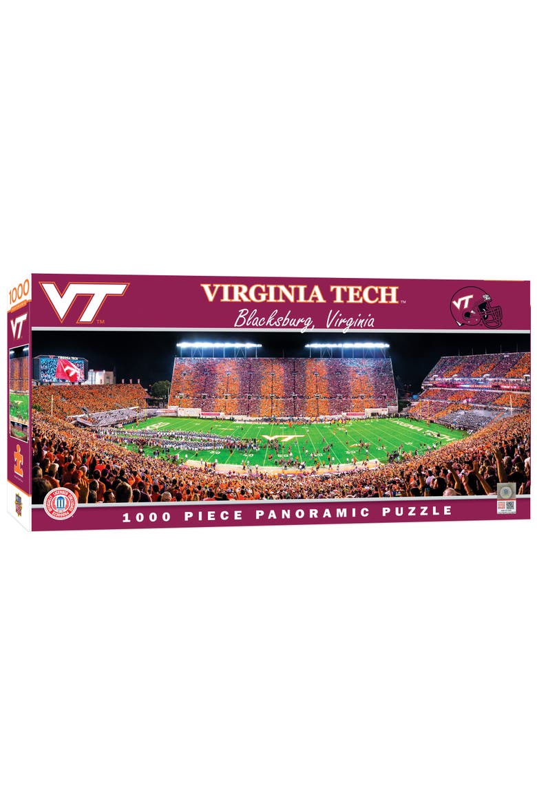 Virginia Tech 1000pc Panoramic Puzzle, Main, color, Multicolor