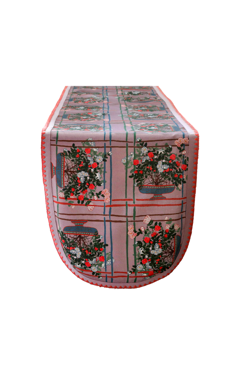 Sophie Williamson Design Table Runner - La Vie en Rose, Main, color, Pink