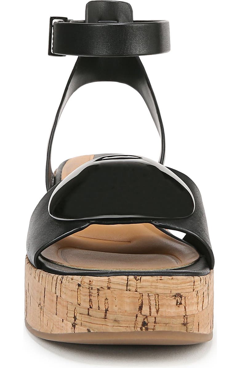 Franco Sarto Taysha Ankle Strap Platform Wedge Sandal, Alternate, color, Black