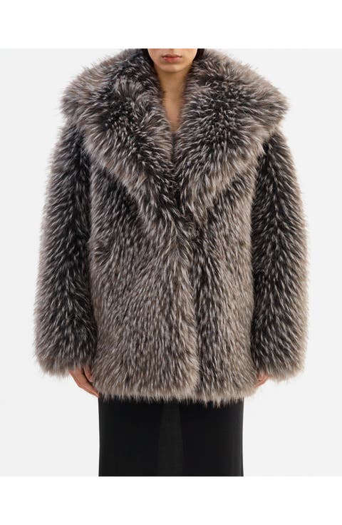 Finaya | Oversized Faux Fur Coat